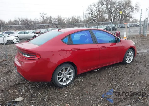 2013 Dodge Dart Rallye из США, поврежденный, VIN 1C3CDFBH9DD647894